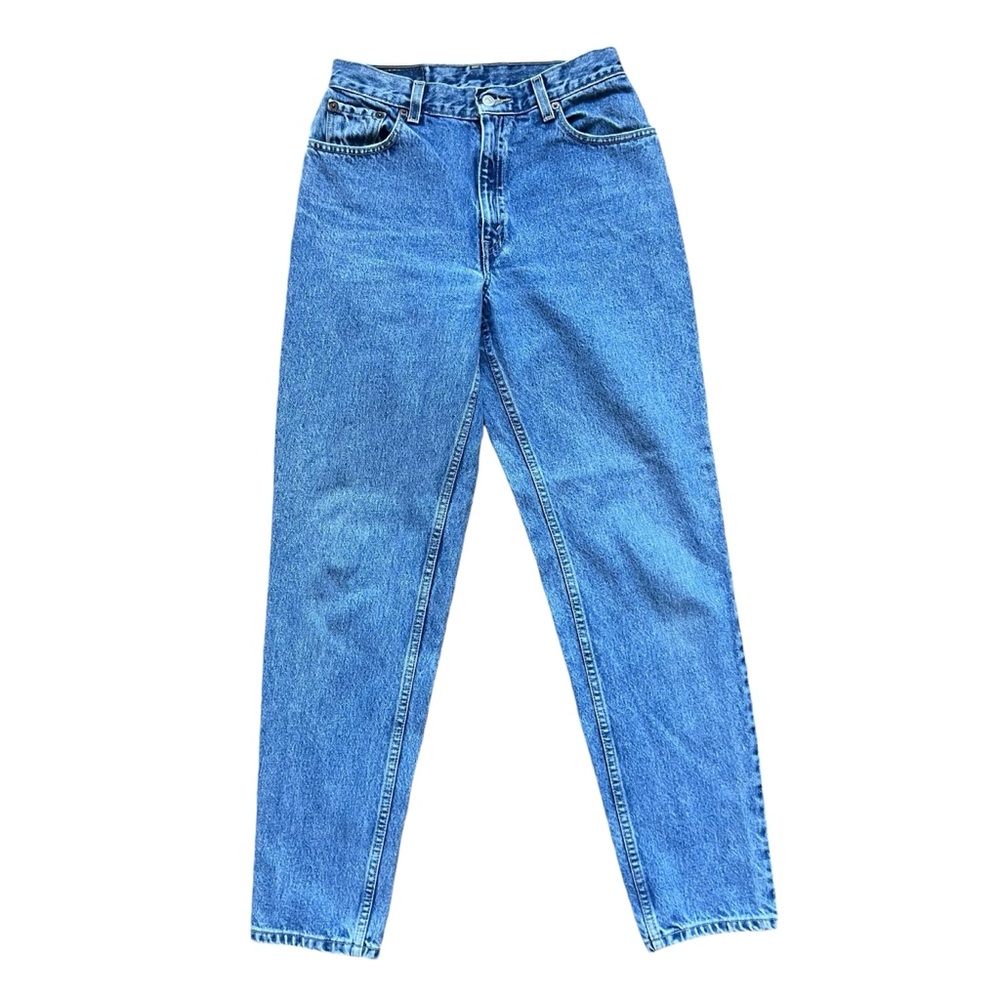 Vintage Y2K Levi’s 550 - High Waisted Paper Care Tag Mom Denim Jeans - Blue 10
